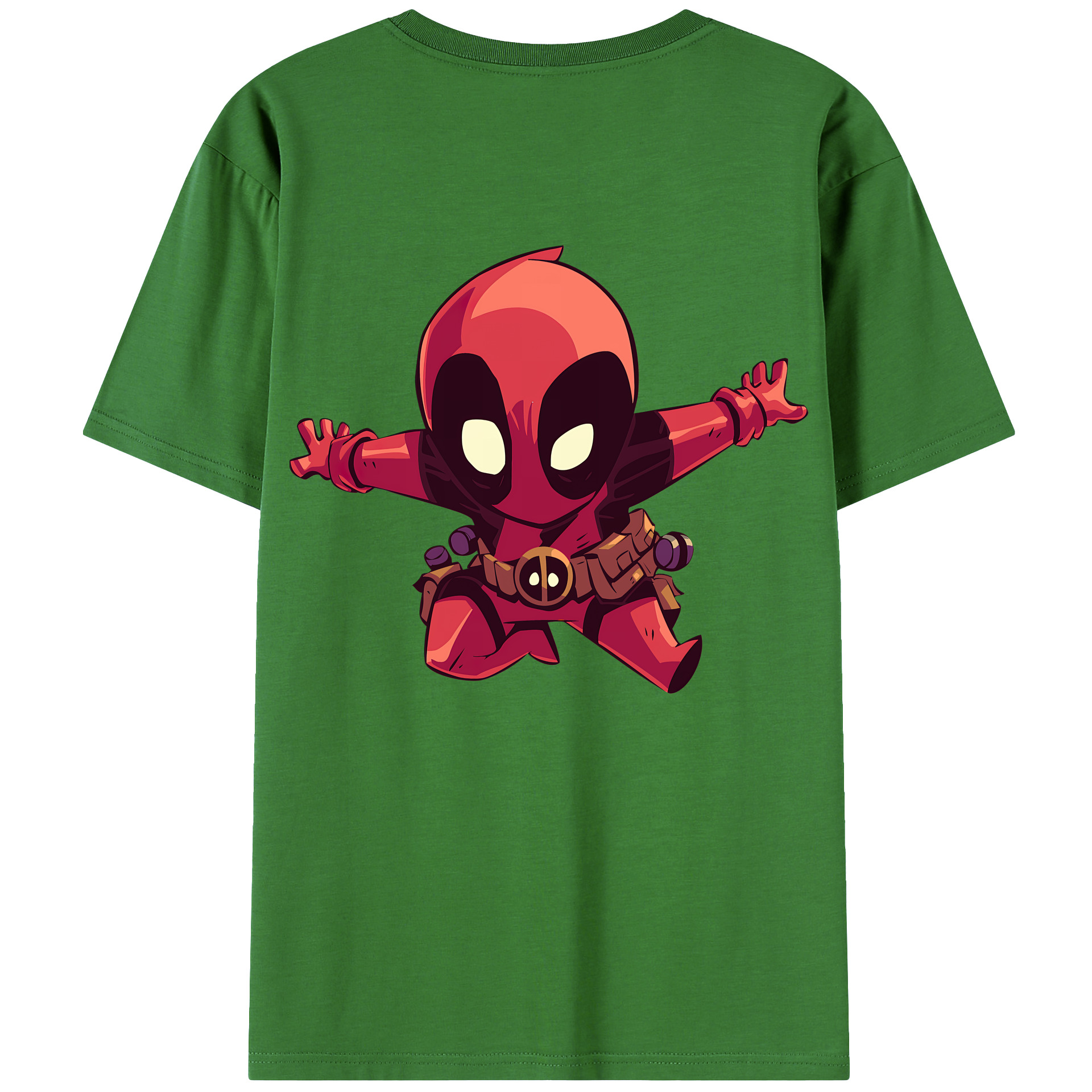 （画像用） Deadpool デッドプール レディース半袖Tシャツ(バックプリント)